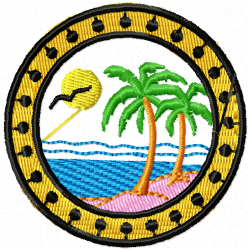 Sea Embroidery Design 8